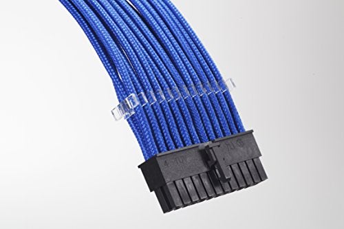 Phanteks 24 Pin/ 8pin (4+4) M/B, 8pin (6+2) PCI-E Extension Cable Kit 500mm Length, Blue (PH-CB-CMBO_BL) - Image 2