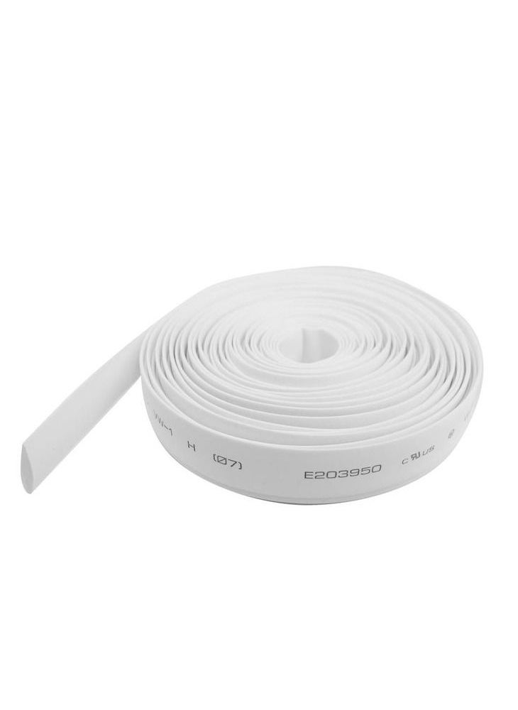 WOER Heat Shrink Tube / 7 Mm Inner Diameter / 1 Meter / White  - Image 1