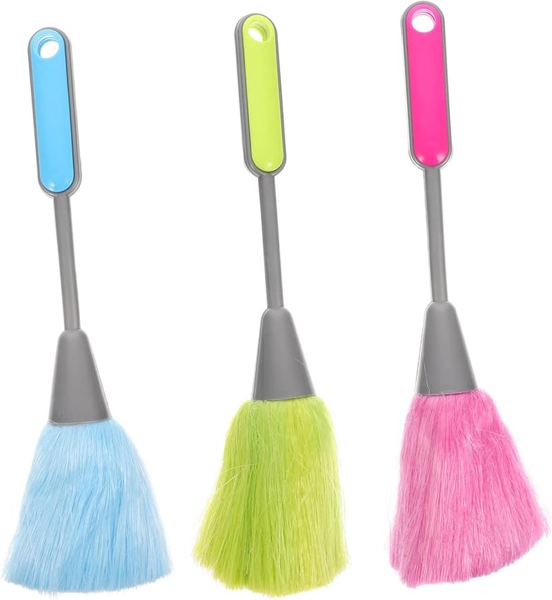 3Pcs Dual Color Keyboard Cleaning Brush Ergonomic Dust Cleaning Tool for Laptop Desktop - Image 1