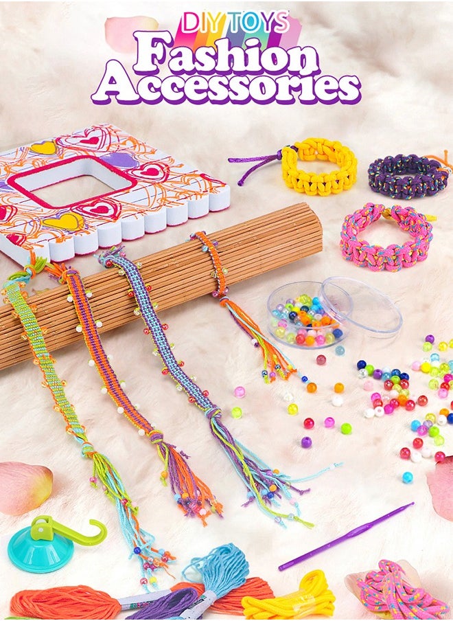 Organizer - Friendship Bracelet Making Kit Toys, Teen Girls Birthday Gifts Ages 7 8 9 10 11 12 Toys for 7 14 Year Old Girl Arts Crafts DIY Bracelet Travel Activity Set - Image 1