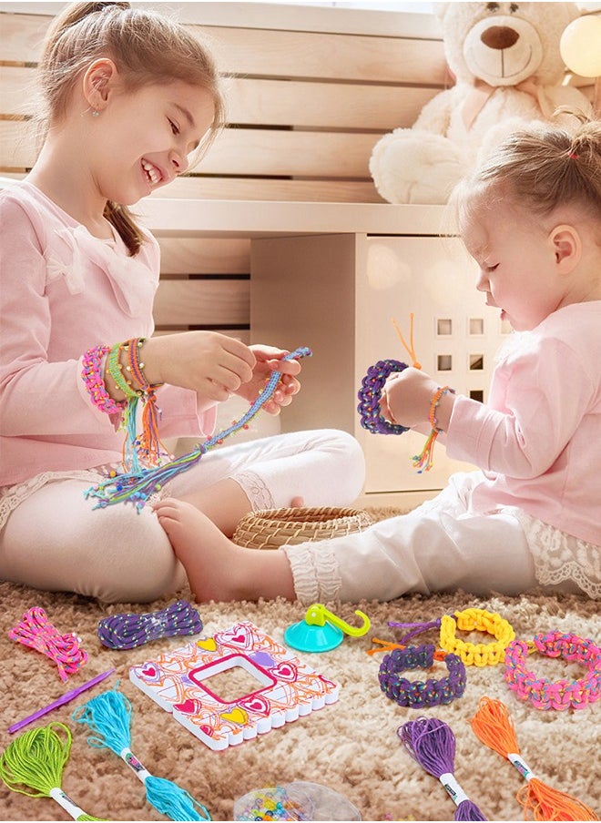 Organizer - Friendship Bracelet Making Kit Toys, Teen Girls Birthday Gifts Ages 7 8 9 10 11 12 Toys for 7 14 Year Old Girl Arts Crafts DIY Bracelet Travel Activity Set - Image 1