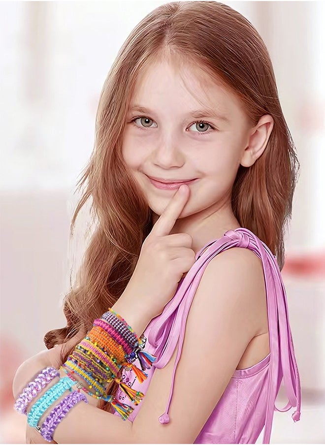 Organizer - Friendship Bracelet Making Kit Toys, Teen Girls Birthday Gifts Ages 7 8 9 10 11 12 Toys for 7 14 Year Old Girl Arts Crafts DIY Bracelet Travel Activity Set - Image 1