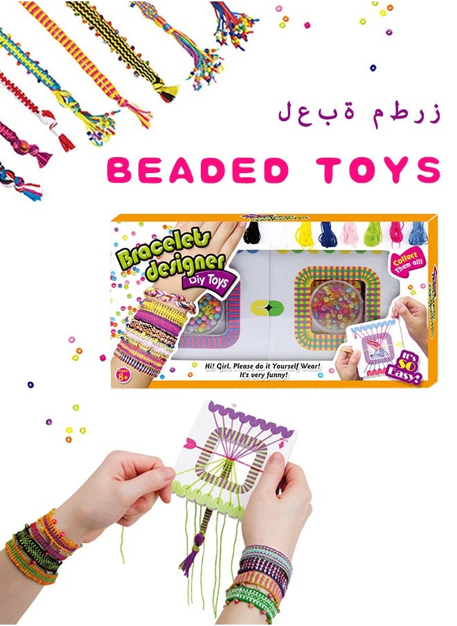 Organizer - Friendship Bracelet Making Kit Toys, Teen Girls Birthday Gifts Ages 7 8 9 10 11 12 Toys for 7 14 Year Old Girl Arts Crafts DIY Bracelet Travel Activity Set - Image 1
