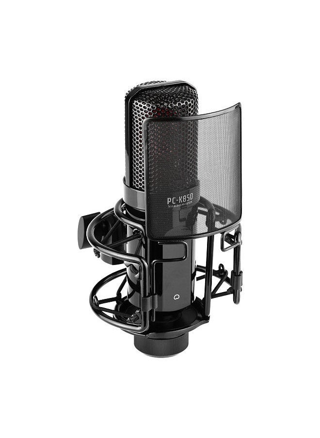 TAKSTAR - PC-K850 Side-Address Recording Microphone Cardioid Pickup Pattern Wired Condenser Mic for Live Streaming Karaoke Professional Studio Sound Instrument Recording - Image 1