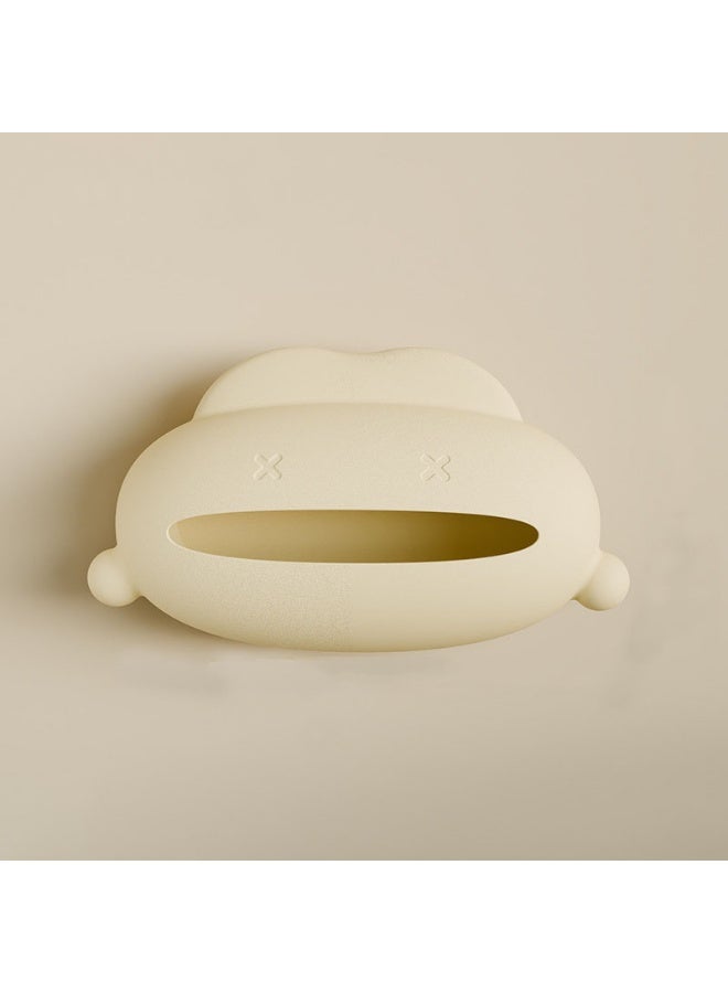 Trash Bags Storage Box, Garbage Bag Roll Dispenser, Self-adhesive Grocery Bag Holder, Wall Mounted Trash Bag Storage Holder for Kitchen Bathroom - Image 1