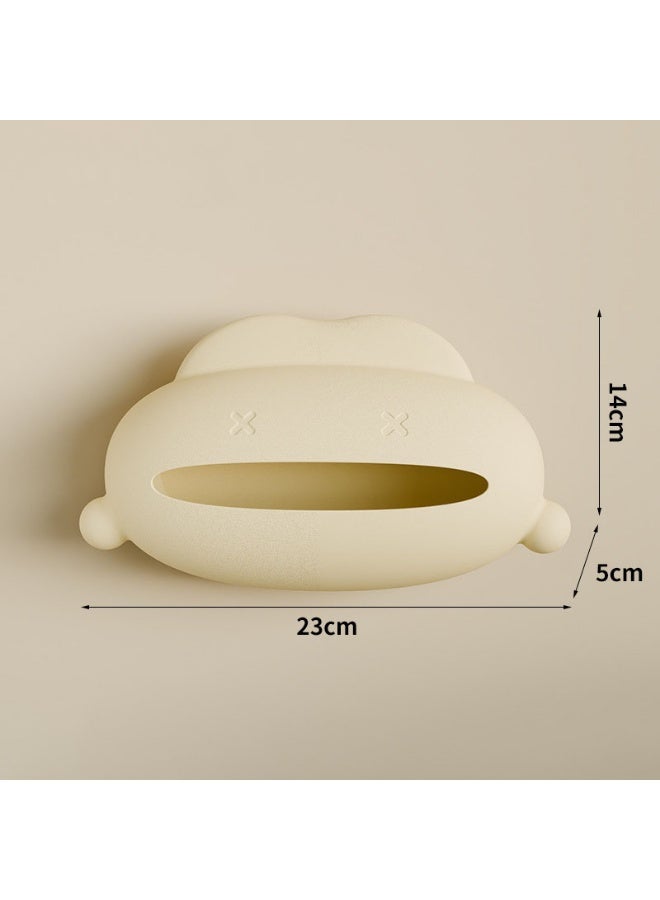 Trash Bags Storage Box, Garbage Bag Roll Dispenser, Self-adhesive Grocery Bag Holder, Wall Mounted Trash Bag Storage Holder for Kitchen Bathroom - Image 2