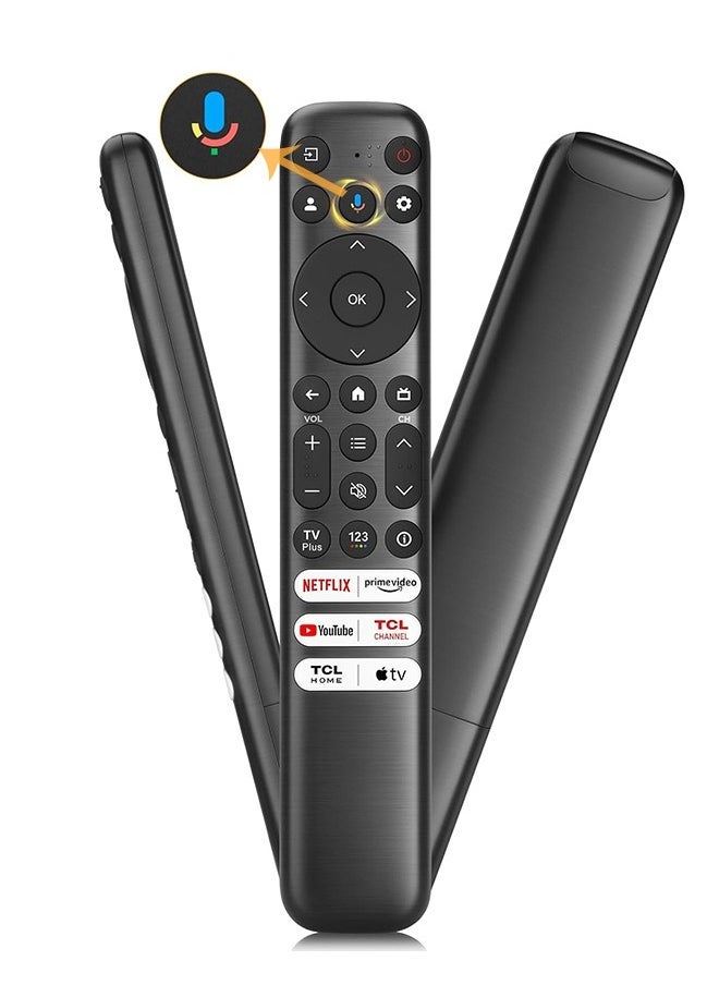 X-level Voice Replacement TV Remote Control for TCL Google Compatible with TCL Q6/Q7/QM8/S3/S4 Series  - Image 1