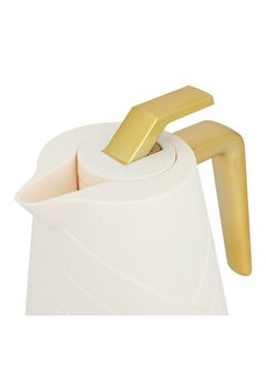 Alsaif Gallery Glory Pro Flask Light Beige Golden Handle 1L  - Image 4