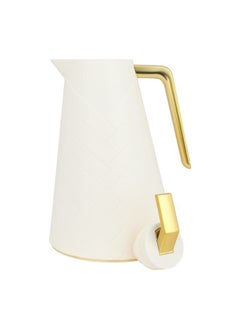 Alsaif Gallery Glory Pro Flask Light Beige Golden Handle 1L  - Image 5