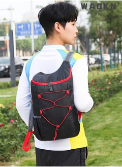 WAOKN Foldable Backpack,Waterproof Packable Ultra Lightweight Hiking Backpack, Waterproof Cycling Backpack, Water Resistant Travel Bag,Waterproof Sports Bag, Adjustable Breathable Bag for Hiking  - Image 2