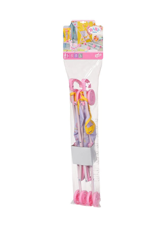Baby Born - Stroller Small Folding Buggy for 36 & 43 cm Doll - Image 1