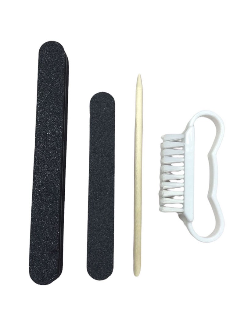 globalstar Globalstar Disposable Manicure Kit – 4-Piece Professional Nail Care Set for Salons & Home  - Image 2