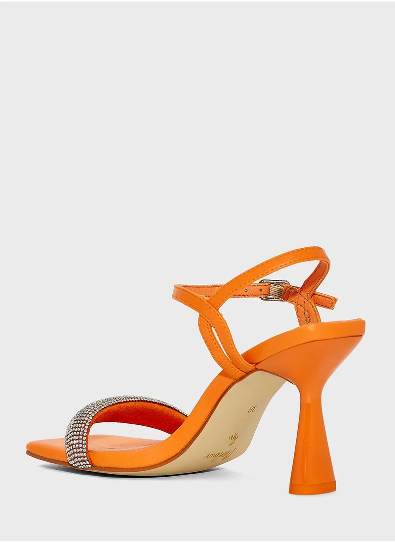 MENBUR Ankle Strap High Heel Sandals