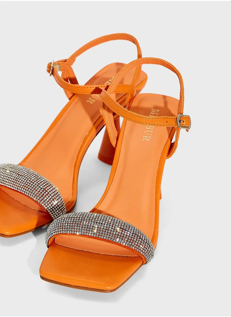MENBUR Ankle Strap High Heel Sandals