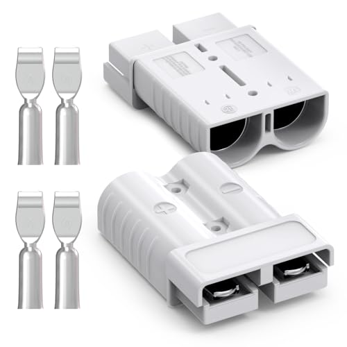 Malictele Anderson Connector 175AMP 10AWG Battery Quick ConnectDisconnect Connector Kit 12v36V Winch Wiring Kit for Cable RV Truck Winch2 Pack - Image 1