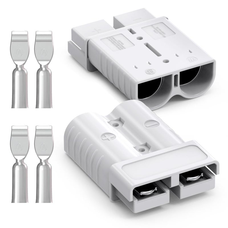 Malictele Anderson Connector 175AMP 10AWG Battery Quick ConnectDisconnect Connector Kit 12v36V Winch Wiring Kit for Cable RV Truck Winch2 Pack - Image 3