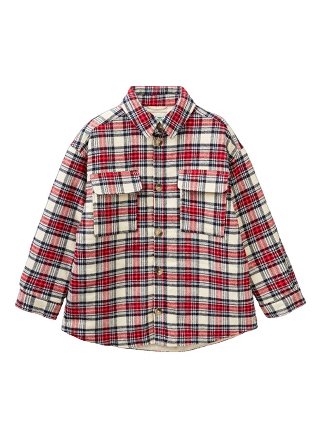 Benetton Check Flannel Jacket  - Image 1