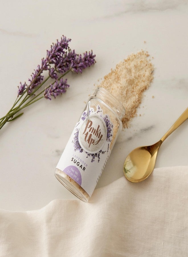 Pinky Up Lavender Sugar, 3.5oz Lavender Finishing Sugar, Flavored Sweetener for Tea and Cocktails, Cocktail Rimmer, Home Bar Accessories Margarita Party - Image 3