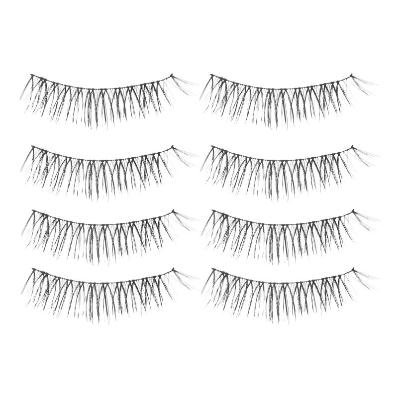 8 Pairs Nautural False Eyelashes Lifelike Fake Eyelashes Handmade Fiber Eyelashes for Woman - Image 1