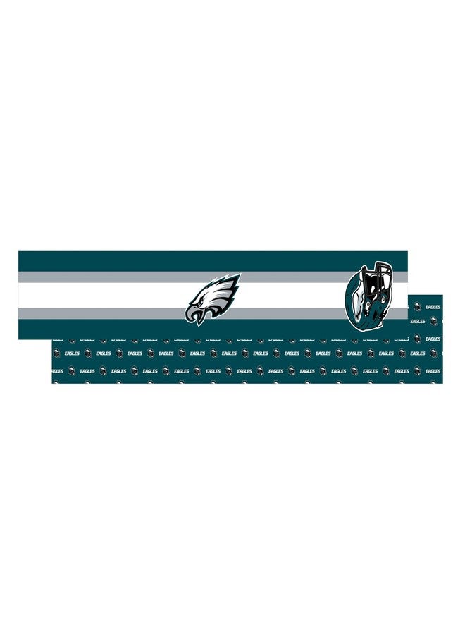 Proformance Home NFL Philadelphia Eagles Big Logo Repeat 2-Sided Place Mat & Table Runner Set - Image 3