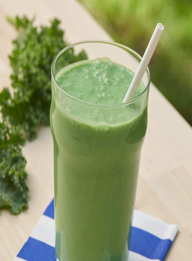 Hefty مصاصات ورقية قابلة للتحلل من هيfty إيكوسيف، 50 قطعة، بيضاء - Image 5