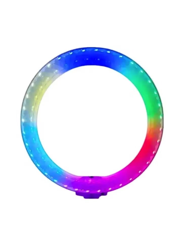 ثري دي حلقة إضاءة LED ثلاثية الأبعاد متعددة الألوان RGB-26 للتصوير الفوتوغرافي والتدوين المرئي والبكرات - Image 2