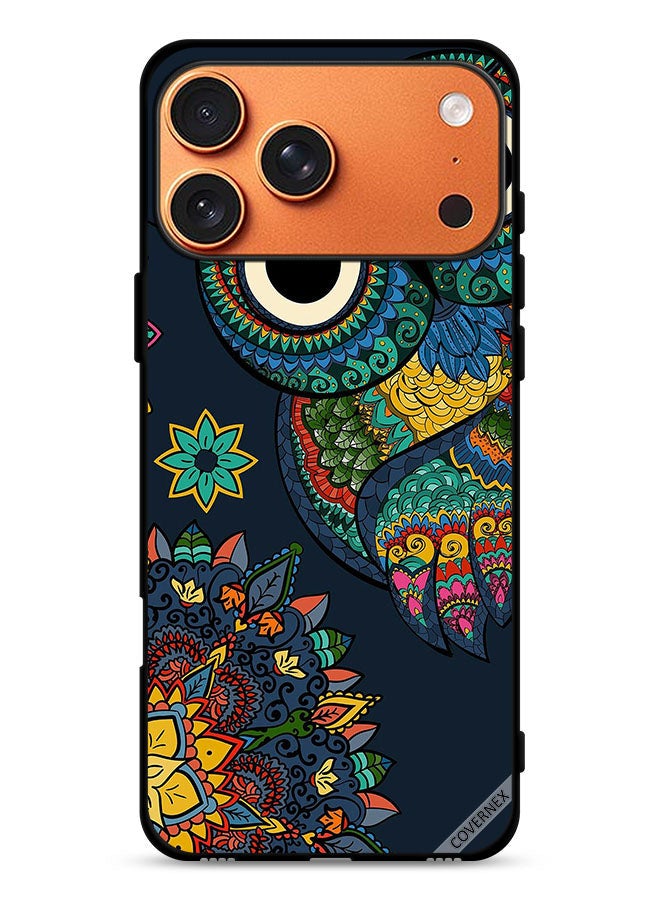 Covernex Apple iPhone 17 Pro Max Protective Case Cover Floral Owl - Image 1