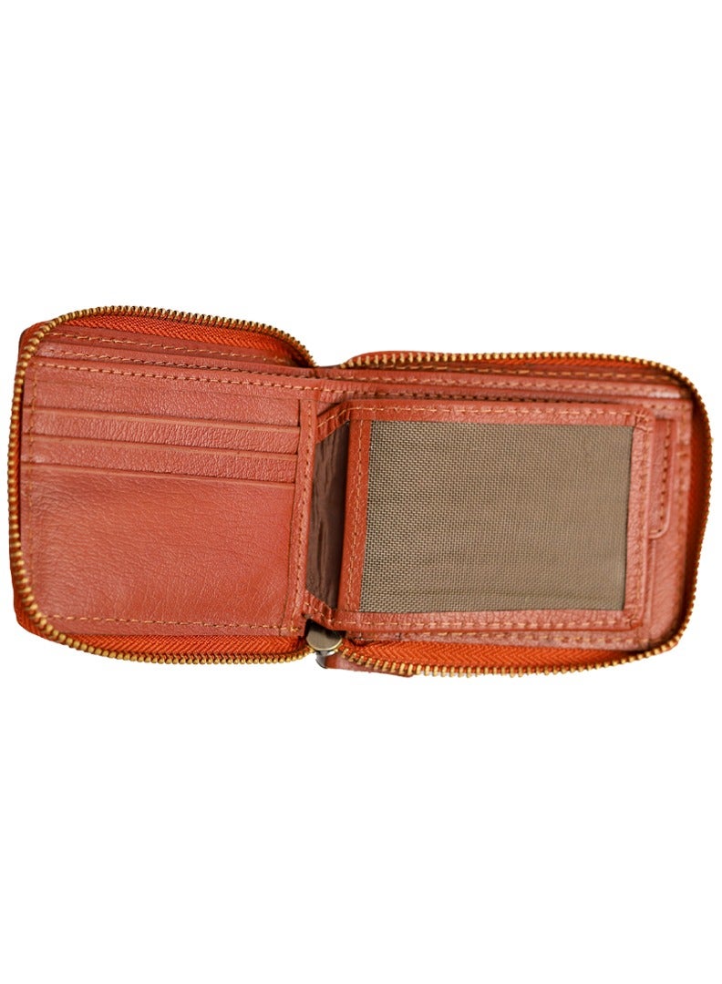 Credit Card Wallet (242), Zipper Card Cases Holder for Men Women, Compact Size  - Image 1