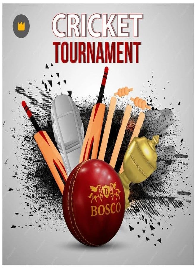 BOSCO Professional Leather Cricket Ball, Red, Hand-Stitched, Premium Grade for Test, ODI, T20, Practice Matches - Image 3