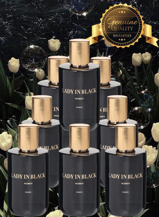 جيبارليس 8 قطع عطر ليدي إن بلاك 100مل - Image 1