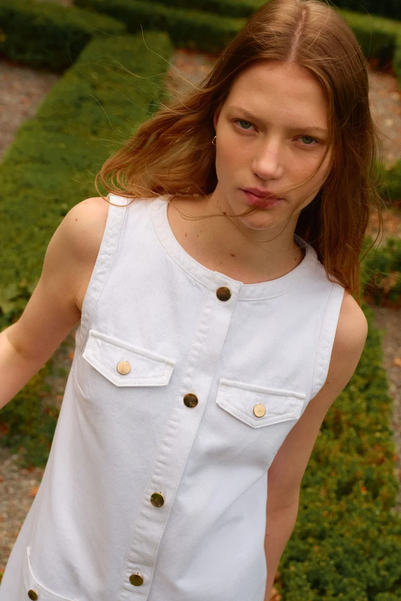 H&M Sleeveless denim dress