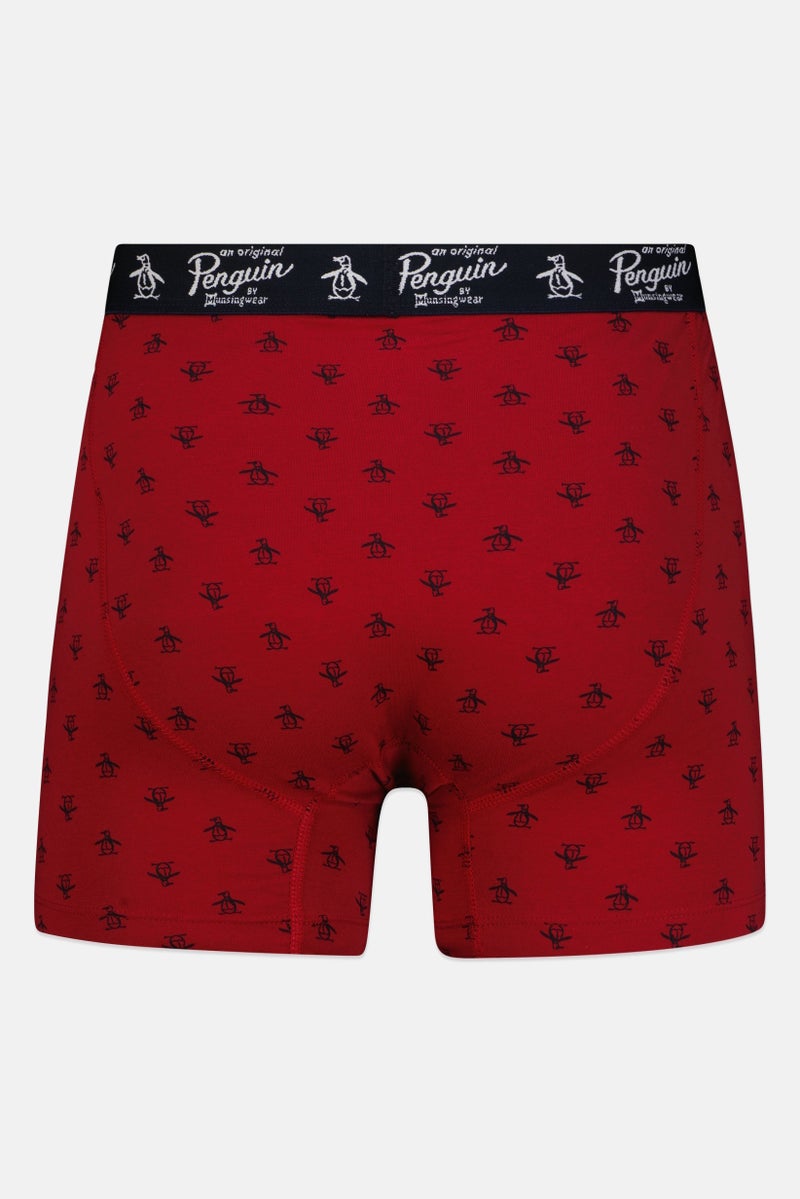 Original Penguin شورت بوكسر رجالي من قطعتين بطبعة شاملة، متعدد الألوان - Image 3