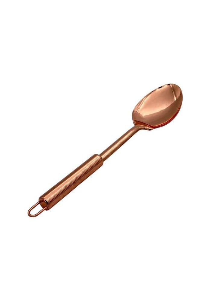 B&D Premium Copper Pasting Spoon, Professional Kitchen Utensil with Extended Handle - Image 1