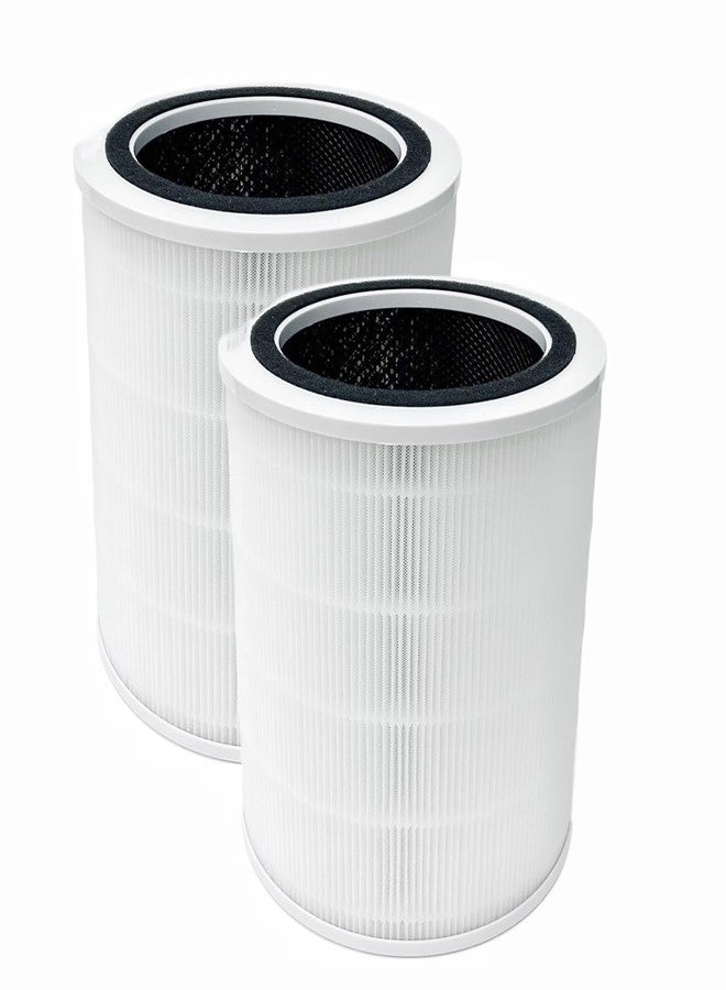 CHNPOFNT 2 Pack Replacement Filter Compatible with LEVOIT Air Purifier Core 300 and Core 300S Purifier, 3-in-1 H13 True he-pa Filter Replacement and Activated Carbon Filter. Core 300-RF .White - Image 3