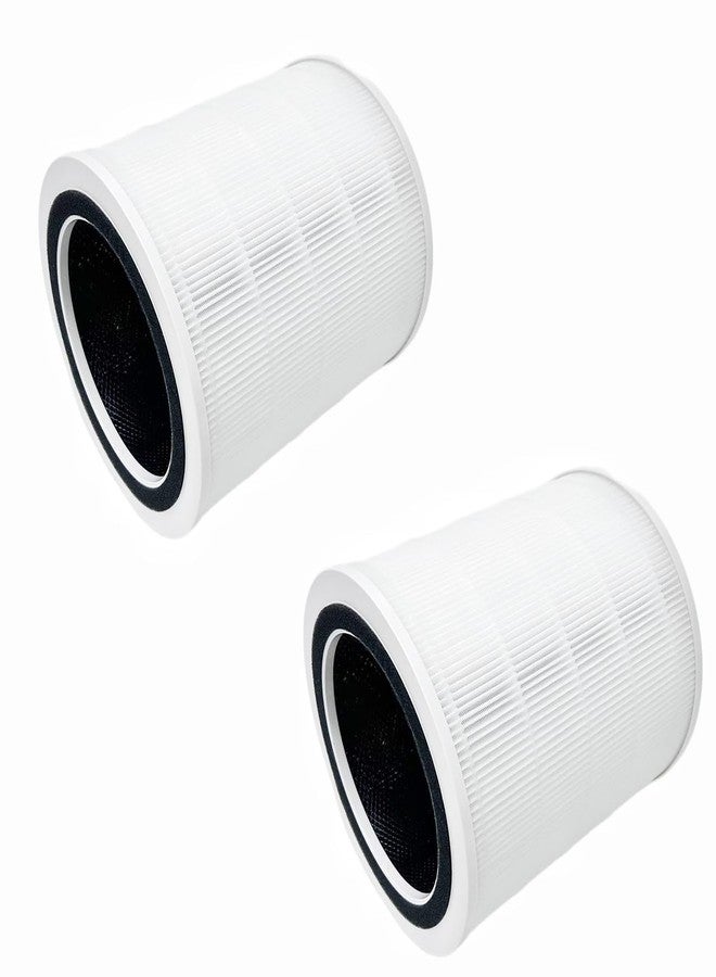 CHNPOFNT 2 Pack Replacement Filter Compatible with LEVOIT Air Purifier Core 300 and Core 300S Purifier, 3-in-1 H13 True he-pa Filter Replacement and Activated Carbon Filter. Core 300-RF .White - Image 2