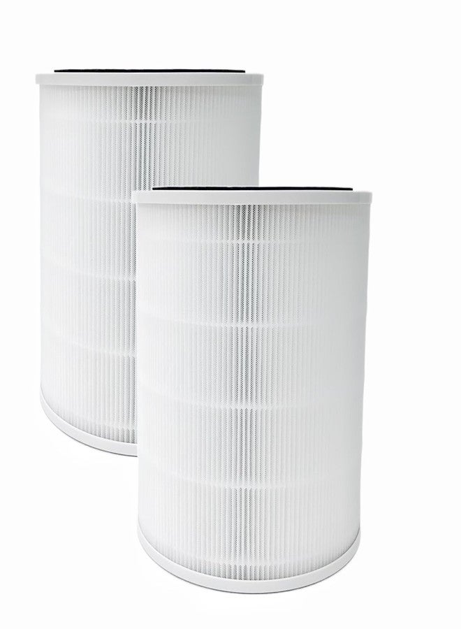CHNPOFNT 2 Pack Replacement Filter Compatible with LEVOIT Air Purifier Core 300 and Core 300S Purifier, 3-in-1 H13 True he-pa Filter Replacement and Activated Carbon Filter. Core 300-RF .White - Image 4