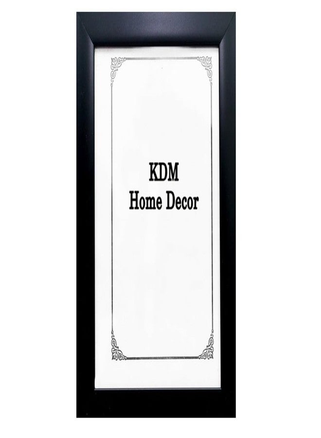 KDM HOME DECOR مجموعة إطارات صور KDM HOME DECOR مقاس A4 للتعليق على الحائط، 5 إطارات صور سوداء لتزيين المنزل والمكتب، مقاس 8 × 12 بوصة - Image 5