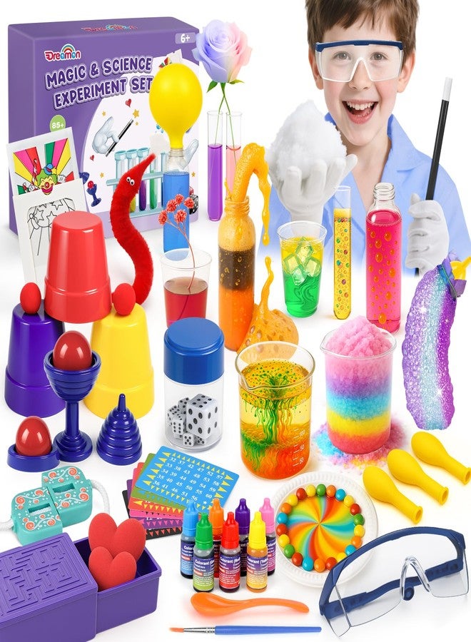 Dreamon Magic Kit & Science Kits, 85+ Magic Tricks and Science Experiments Combo for Kids Ages 6 8 10 12, Magic Chemistry Set STEM Projects Toys with Manual for Christmas Birthday Gifts - Image 1