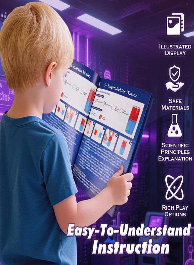 Dreamon Magic Kit & Science Kits, 85+ Magic Tricks and Science Experiments Combo for Kids Ages 6 8 10 12, Magic Chemistry Set STEM Projects Toys with Manual for Christmas Birthday Gifts - Image 4