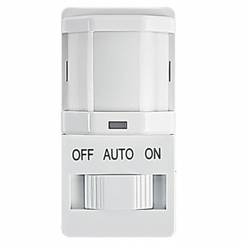 Intermatic iOS-DSIF-WH Motion Sensor, White - Automated Lighting Control with Adjustable Time Delay, Compatible with Lutron Caseta Home Automation Devices - Energy-Efficient & Reliable Performance - Image 2