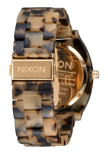 NIXON Time Teller Acetate A327-100m Water Resistant Women's Analog Fashion Watch (37mm Watch Face, 20mm Acetate Band) - Image 3