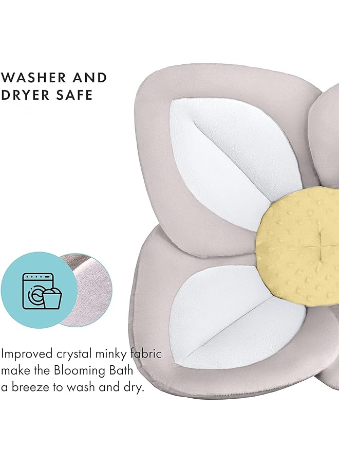 X spring Spring Baby Bath Flower Baby Will Love Blooming Bath Flower Blooming Bath Baby Bath Seat Cozy Bamboo Flower Bath Fits Bathtub Sink Baby Tubs For Newborn Infants To Toddler 0 To 6 Months And Up - Image 2