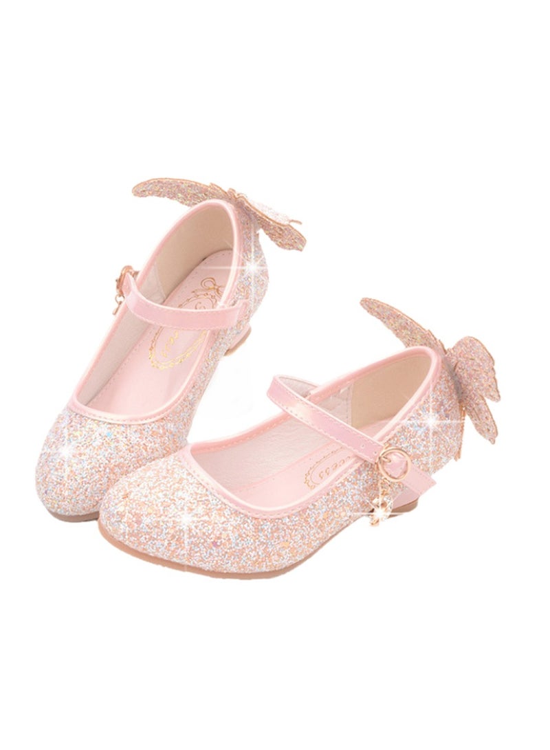 New style girls high heels princess leather shoes stage performance shoes - Image 1