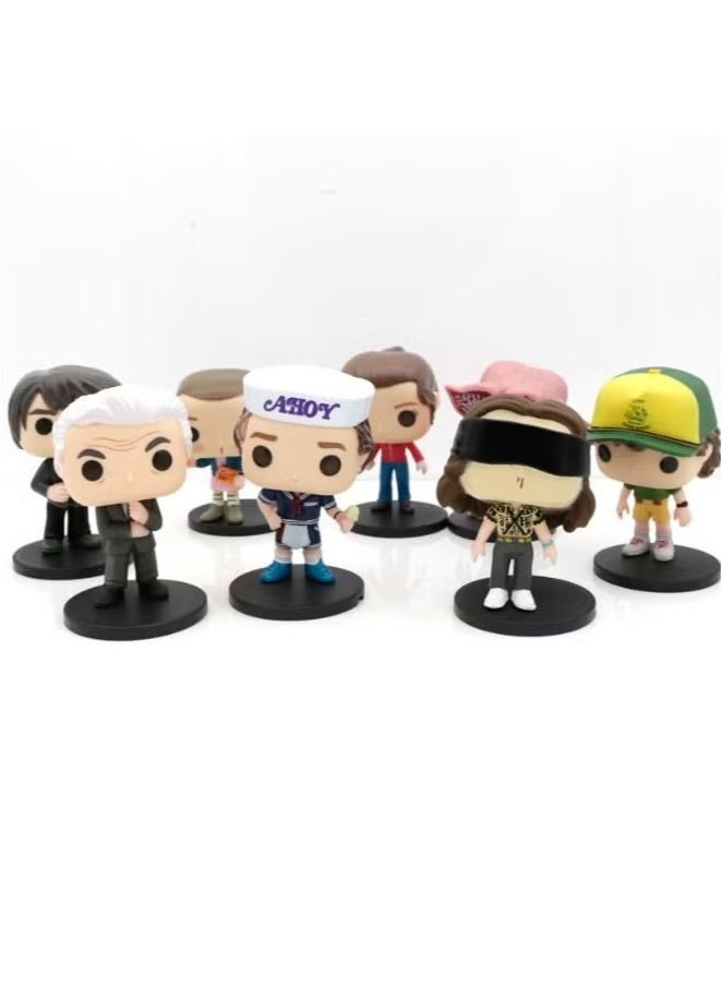 Ailily 8-Piece Stranger Things Statue Model Action Figure Toy Collection Set With Bases  - Image 2