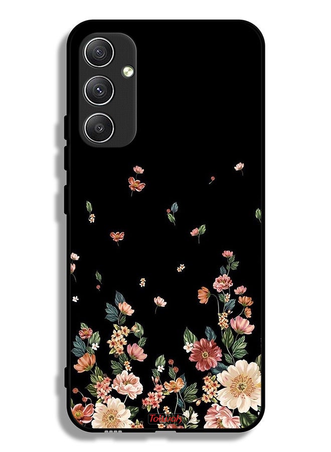 Tolwak Samsung Galaxy A34 5G Protective Case Cover Small Flowers In Bottom - Image 1