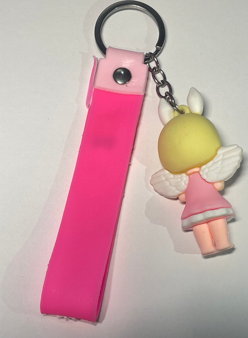 ميدالية مفاتيح كرتونية مميزة اكسسوار مميز سلسلة مفاتيح بتصميم شحصيات ديزني مع شريط يتناسب مع مفاتيح السيارة والمحفظة والحقيبة هدية رائعة وجميلة - Image 4