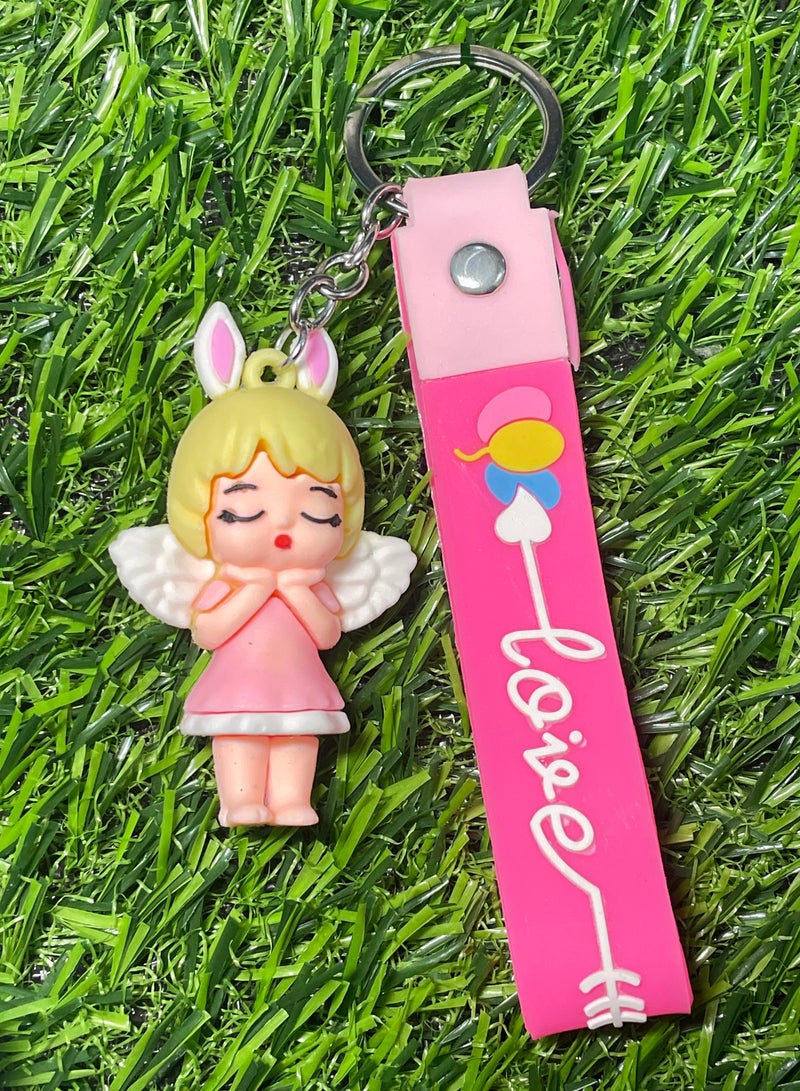 ميدالية مفاتيح كرتونية مميزة اكسسوار مميز سلسلة مفاتيح بتصميم شحصيات ديزني مع شريط يتناسب مع مفاتيح السيارة والمحفظة والحقيبة هدية رائعة وجميلة - Image 2