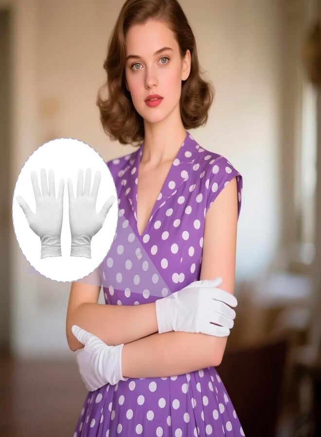 PQJSJDR 12 Pairs White Cotton Gloves for Women and Men, Premium Thick Cotton Gloves for Dry Hands Sleeping, Moisturizing Eczema Gloves Overnight, Work Gloves for Coin Jewelry Service, Reusable & Washable - Image 3