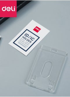 Acrylic ID Card Holder Name Badge Vertical Transparent Clear 89x54mm - pzsku/Z351E8F12BB6073AA0835Z/45/_/1679541012/b2ee702e-cd29-4ef4-86d7-c29e73cb5d1a