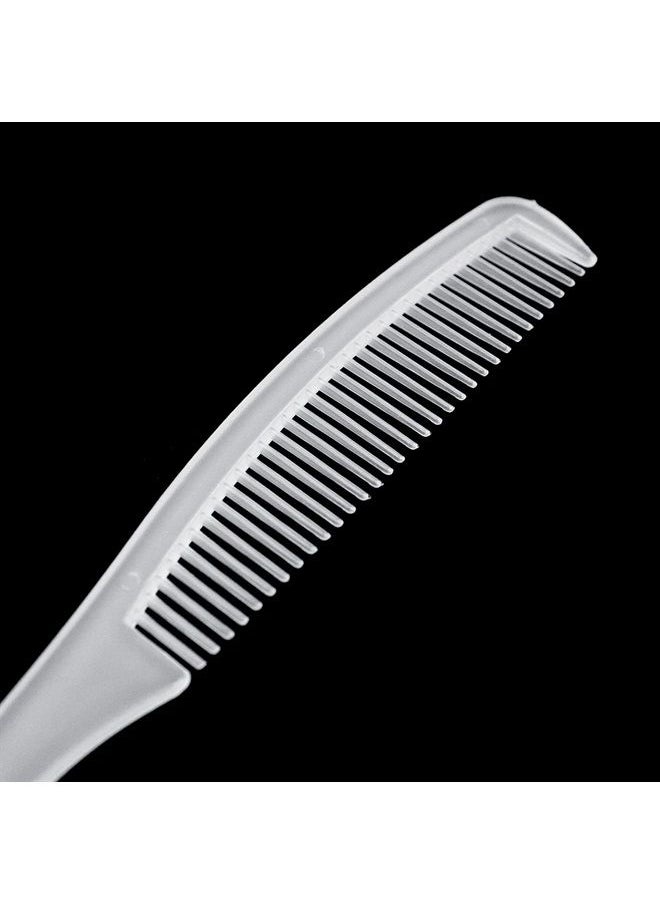 Myusbest - 200 Pcs Combs In Bulk, Combs Individually Wrapped Unbreakable Disposable Combs Hair Combs 7 inch Long Handle Plastic Combs Bulk Pack for Homeless, Hotel, Air Bnb, Shelter, Nursing Home,Charity Church - Image 1